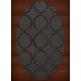 thumbnail image 1 of Dalyn Dover Area Rug DV14 Dv14 Ash Circles Rings 12' x 18' Oval, 1 of 5