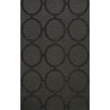 Dalyn Dover Area Rug DV14 Dv14 Ash Circles Rings 3' x 5' Rectangle