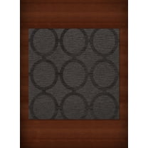 Dalyn Dover Area Rug DV14 Dv14 Ash Circles Rings 4' x 4' Square