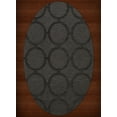 thumbnail image 1 of Dalyn Dover Area Rug DV14 Dv14 Ash Circles Rings 9' x 12' Oval, 1 of 5