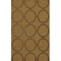 Dalyn Dover Area Rug DV14 Dv14 Gold Dust Circles Rings 12' x 15' Rectangle