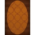 thumbnail image 1 of Dalyn Dover Area Rug DV14 Dv14 Orange Circles Rings 12' x 15' Oval, 1 of 1