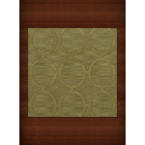 Dalyn Dover Area Rug DV14 Dv14 Pear Circles Rings 4' x 4' Square