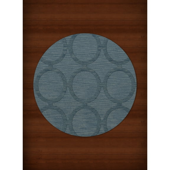 Dalyn Dover Area Rug DV14 Dv14 Sky Circles Rings 6' x 6' Round