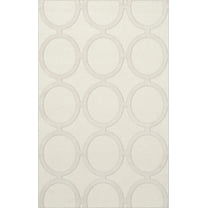 Dalyn Dover Area Rug DV14 Dv14 Snow Circles Rings 10' x 14' Rectangle
