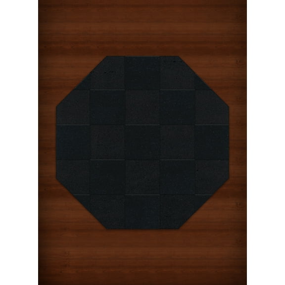 Dalyn Dover Area Rug DV15 Dv15 Black Checkered Boxes 8' x 8' Octagon