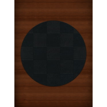 Dalyn Dover Area Rug DV15 Dv15 Black Checkered Boxes 8' x 8' Round