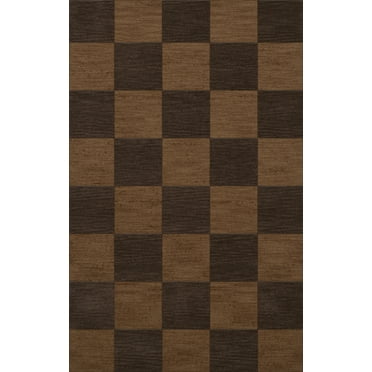 Dalyn Dover Area Rug DV15 Dv15 Caramel Checkered Boxes 3' x 5' Rectangle