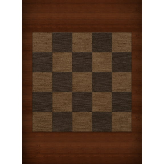 Dalyn Dover Area Rug DV15 Dv15 Caramel Checkered Boxes 4' x 4' Square