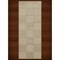 Dalyn Dover Area Rug DV15 Dv15 Linen Checkered Boxes 2' 6" x 8' Rectangle