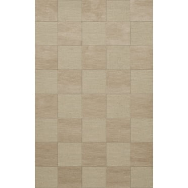 Dalyn Dover Area Rug DV15 Dv15 Linen Checkered Boxes 3' x 5' Rectangle
