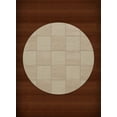 thumbnail image 1 of Dalyn Dover Area Rug DV15 Dv15 Linen Checkered Boxes 4' x 4' Round, 1 of 1