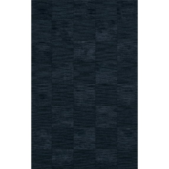 Dalyn Dover Area Rug DV15 Dv15 Navy Checkered Boxes 10' x 14' Rectangle