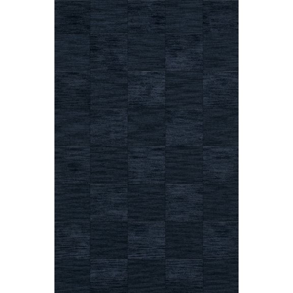 Dalyn Dover Area Rug DV15 Dv15 Navy Checkered Boxes 3' x 5' Rectangle
