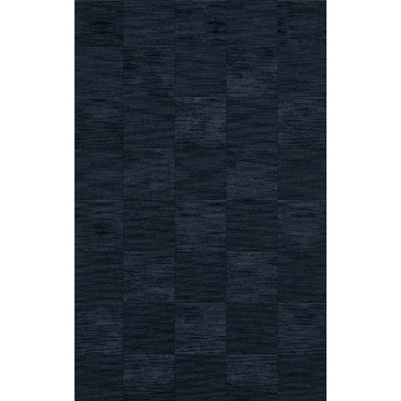 Dalyn Dover Area Rug DV15 Dv15 Navy Checkered Boxes 8' x 10' Rectangle