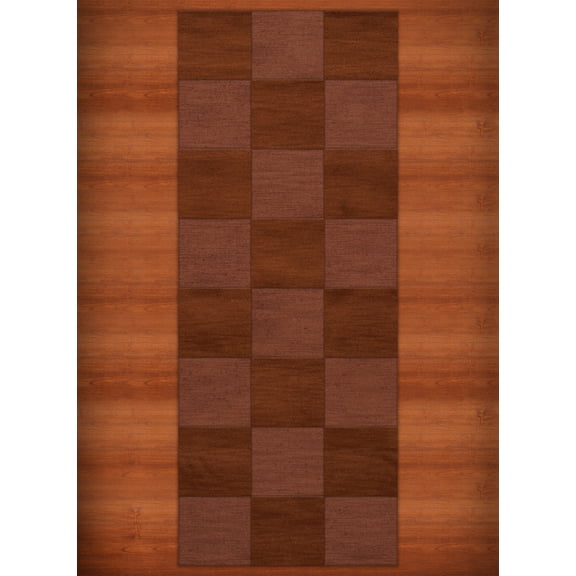Dalyn Dover Area Rug DV15 Dv15 Spice Checkered Boxes 2' 6" x 8' Rectangle