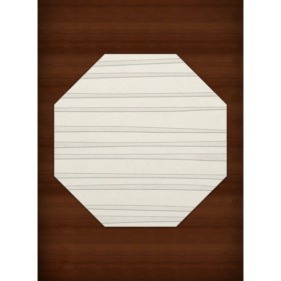 Dalyn Dover Area Rug DV16 Dv16 Snow Stripes Lines 10' x 10' Octagon