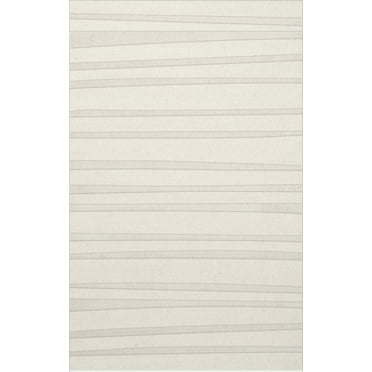 Dalyn Dover Area Rug DV16 Dv16 Snow Stripes Lines 4' x 6' Rectangle