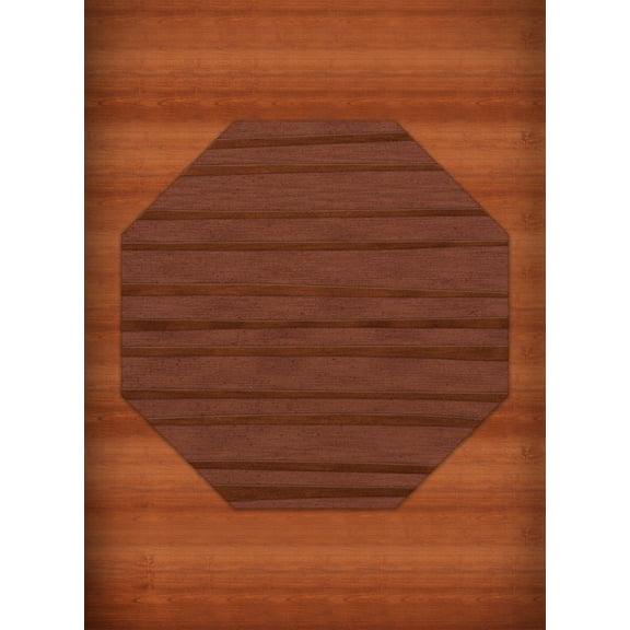 Dalyn Dover Area Rug DV16 Dv16 Spice Stripes Lines 6' x 6' Octagon