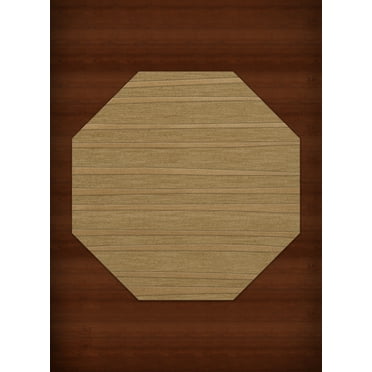 Dalyn Dover Area Rug DV16 Dv16 Wheat Stripes Lines 4' x 4' Octagon