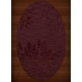 thumbnail image 1 of Dalyn Dover Area Rug DV17 Dv17 Burgundy Floral Leaves 10' x 14' Oval, 1 of 1