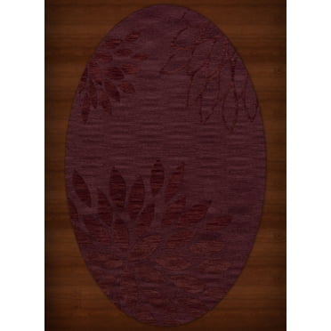 Dalyn Dover Area Rug DV17 Dv17 Burgundy Floral Leaves 12' x 18' Oval