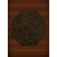 thumbnail image 1 of Dalyn Dover Area Rug DV17 Dv17 Fudge Floral Leaves 6' x 6' Octagon, 1 of 2