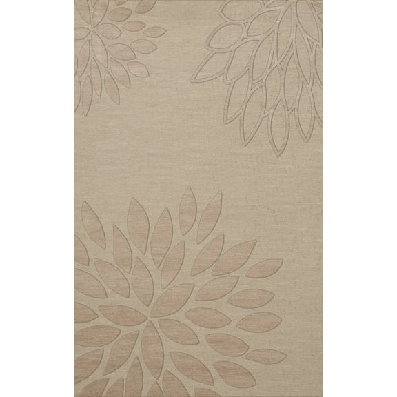 Dalyn Dover Area Rug DV17 Dv17 Linen Floral Leaves 8' x 10' Rectangle
