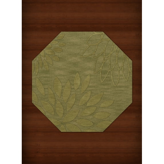 Dalyn Dover Area Rug DV17 Dv17 Pear Floral Leaves 12' x 12' Octagon