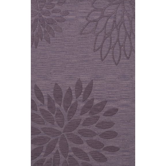 Dalyn Dover Area Rug DV17 Dv17 Viola Floral Leaves 5' x 8' Rectangle