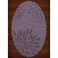 thumbnail image 1 of Dalyn Dover Area Rug DV17 Dv17 Viola Floral Leaves 6' x 9' Oval, 1 of 2