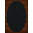 thumbnail image 1 of Dalyn Dover Area Rug DV2 Dv2 Black Swirls Lines 9' x 12' Oval, 1 of 5