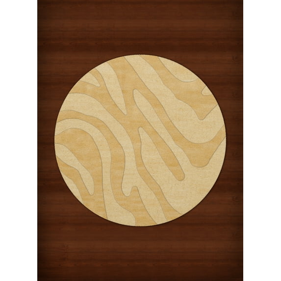 Dalyn Dover Area Rug DV2 Dv2 Lemon Ice Swirls Lines 6' x 6' Round