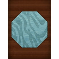 Dalyn Dover Area Rug DV2 Dv2 Peacock Swirls Lines 10' x 10' Octagon