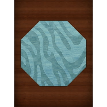 Dalyn Dover Area Rug DV2 Dv2 Peacock Swirls Lines 10' x 10' Octagon