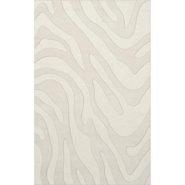 Dalyn Dover Area Rug DV2 Dv2 Snow Swirls Lines 3' x 5' Rectangle