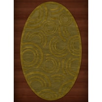 Dalyn Dover Area Rug DV3 Dv3 Avocado Circles Loops 8' x 10' Oval