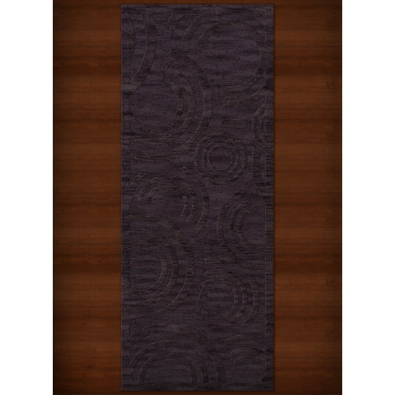 Dalyn Dover Area Rug DV3 Dv3 Grape Ice Circles Loops 2' 6" x 12' Rectangle