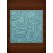Dalyn Dover Area Rug DV3 Dv3 Peacock Circles Loops 6' x 6' Square
