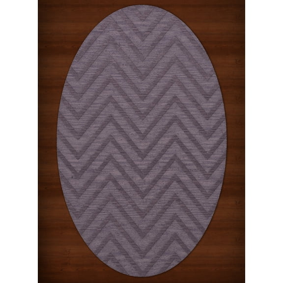 Dalyn Dover Area Rug DV4 Dv4 Viola Lines Stripes 5' x 8' Oval