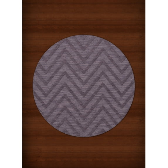 Dalyn Dover Area Rug DV4 Dv4 Viola Lines Stripes 6' x 6' Round