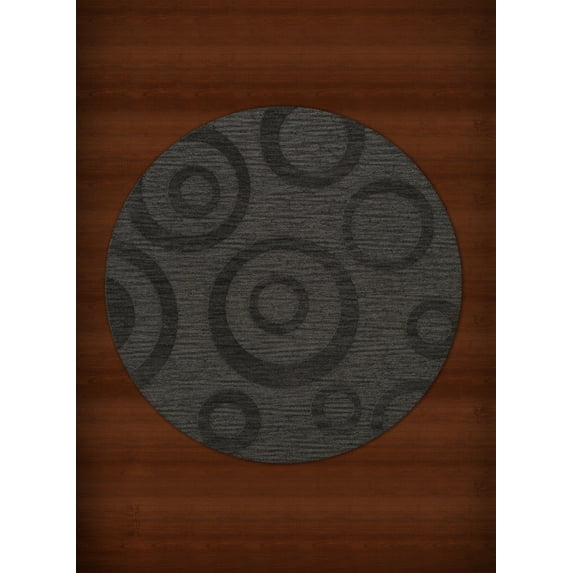 Dalyn Dover Area Rug DV5 Dv5 Ash Bubbles Circles 6' x 6' Round