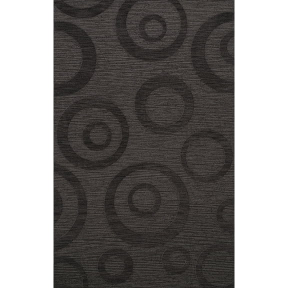 Dalyn Dover Area Rug DV5 Dv5 Ash Bubbles Circles 8' x 10' Rectangle