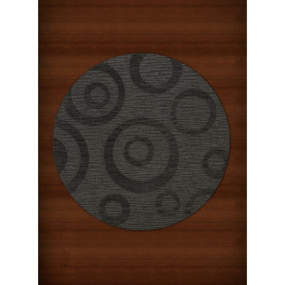 Dalyn Dover Area Rug DV5 Dv5 Ash Bubbles Circles 8' x 8' Round