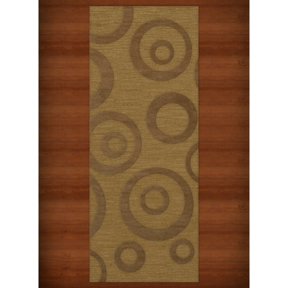 Dalyn Dover Area Rug DV5 Dv5 Gold Dust Bubbles Circles 2' 6" x 8' Rectangle