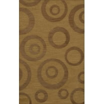 Dalyn Dover Area Rug DV5 Dv5 Gold Dust Bubbles Circles 4' x 6' Rectangle