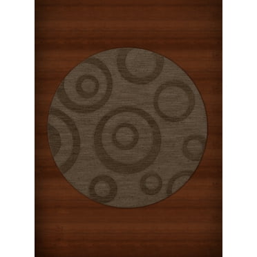 Dalyn Dover Area Rug DV5 Dv5 Mocha Bubbles Circles 10' x 10' Round