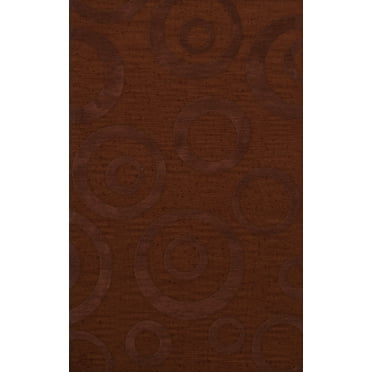 Dalyn Dover Area Rug DV5 Dv5 Paprika Bubbles Circles 6' x 9' Rectangle