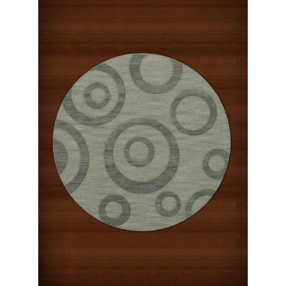 Dalyn Dover Area Rug DV5 Dv5 Spa Bubbles Circles 8' x 8' Round