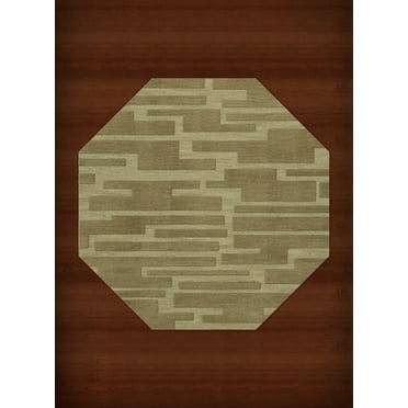 Dalyn Dover Area Rug DV6 Dv6 Marsh Blocks Squares 10' x 10' Octagon